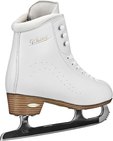 Lake Placid Whitney Women's Traditional Figure Ice Skates, White, Size 5 in Kuwait
