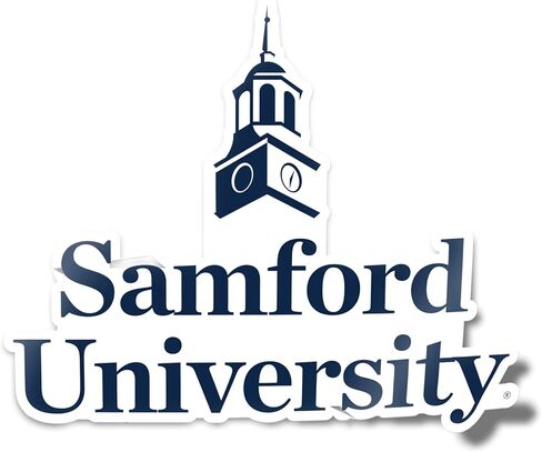 Desert Cactus Samford University Sticker Bulldogs Vinyl Decal Laptop Water Bottle Car Scrapbook (IND 38) in Kuwait