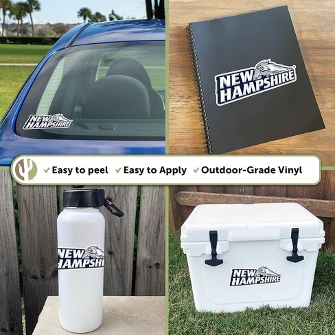 Desert Cactus University of New Hampshire Sticker UNH Wildcats Vinyl Decal Laptop Water Bottle Car Scrapbook (IND 006) in Kuwait