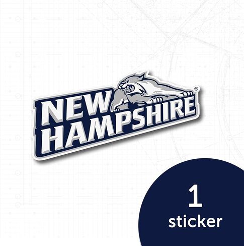 Desert Cactus University of New Hampshire Sticker UNH Wildcats Vinyl Decal Laptop Water Bottle Car Scrapbook (IND 006) in Kuwait