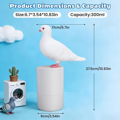 موزع الصابون الرغوي الأوتوماتيكي بدون لمس لغسالة اليد الرغوية للمطبخ والحمام وتصميم الطيور in Kuwait