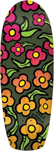 سطح لوح التزلج كروكيد بسحاب Zogger Wildstyle Flowers، 10.75 بوصة × 30 بوصة in Kuwait