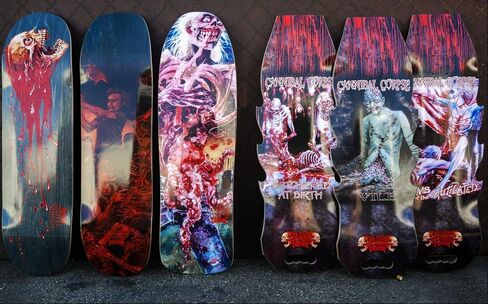 CREATURE Cannibal Corpse Chaos Horrific 8.75in x 32.05in Skateboard Decks in Kuwait