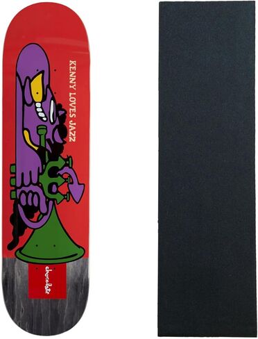 Chocolate Skateboard Deck Anderson Jazz Lovers Twin 8.25" x 31.875" Includes a Sheet of Grip Tape in Saudi Arabia