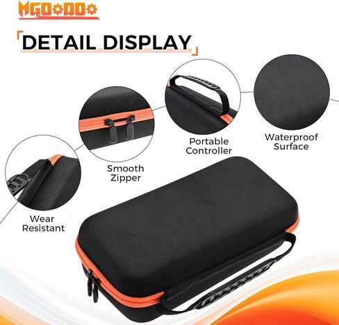 Mgoodoo Wireless Microphone Case Compatible with Wireless 2 Microphone System,Handheld Dual Mic Case with EVA Hard Shell,Portable Mic Storage Bag for Singing or Karaoke in Kuwait