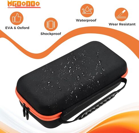 Mgoodoo Wireless Microphone Case Compatible with Wireless 2 Microphone System,Handheld Dual Mic Case with EVA Hard Shell,Portable Mic Storage Bag for Singing or Karaoke in Kuwait