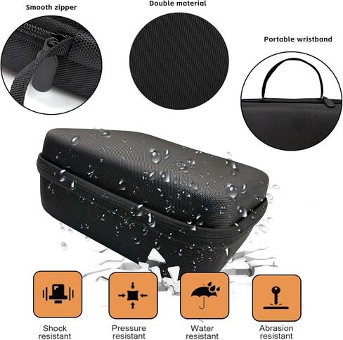 حافظة ميكروفون متوافقة مع ميكروفونات Shure SM58/ SM57/ PGA48/ SM58S/ BETA 58A/ PGA58 الصوتية الديناميكية القلبية، غطاء كاريوكي ميكروفون محمول لمحول حامل A25D وكابل - صندوق فقط - أسود in Kuwait