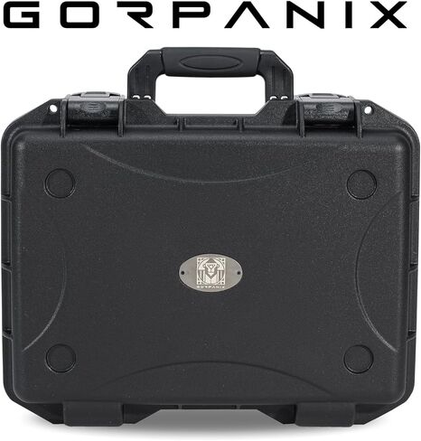 حافظة صلبة GORPANIX مقاس 16 بوصة مع رغوة قابلة للتخصيص، حافظة واقية صلبة للميكروفونات وأجهزة الاستقبال، معدات مقاومة للماء IP67 شديدة التحمل للميكروفون، الكاميرا، المعدات، الإلكترونيات، الطائرات بدون طيار، الأدوات، إلخ in Saudi Arabia