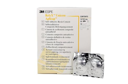 3M ESPE 56818 RelyX UniCem Aplicap كبسولات أسمنتية عالمية ذاتية اللصق من الراتنج A2 295 مجم 20/Pk in Saudi Arabia
