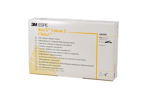 3M ESPE 56874 RelyX Unicem 2 يونيفرسال راتينج أسمنتي كلير شفاف 11 جرام in Saudi Arabia