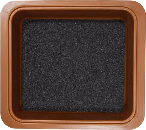 Zirc Dental 20Z462 بطانة حوض إجراء غير قابلة للانزلاق 9-5 / 8 "X 8-7 / 8" X 1/8" in Kuwait