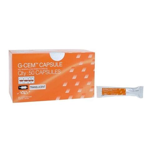 GC 002586 G-CEM Luting Dental Cement Package Translucent 50/Bx in Kuwait