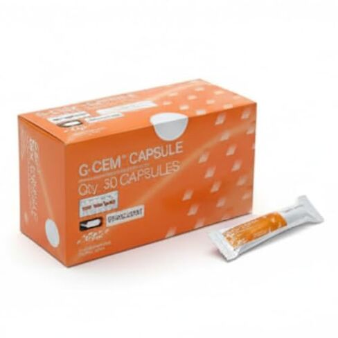 GC 002586 G-CEM Luting Dental Cement Package Translucent 50/Bx in Kuwait