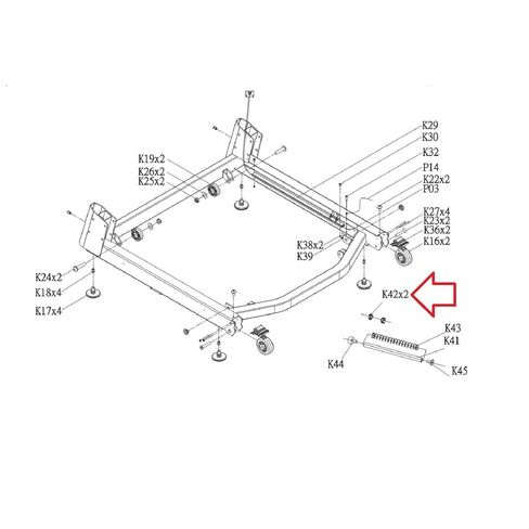 Base Frame Plastic Liner Replacement Part for Commercial Equipment, OEM Fit Component for Secure Installation and Smooth Operation, Part #1000406854 in Saudi Arabia