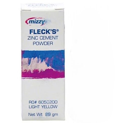 Keystone 605.02 Fleck's Self Cure Zinc Phosphate Cement Powder Light Yellow 29 Gm in Kuwait