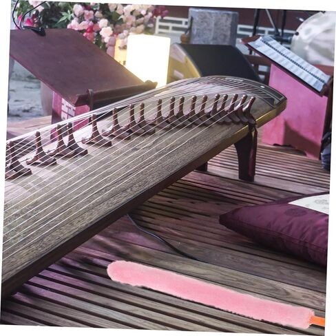Zithers Cleaning Brush Guqin String Instrument Cleaner with Long Bristles for Thorough Cleaning Portable Design Pink Essential Accessory for Musicians in Saudi Arabia