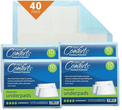 Chucks Disposable Underpads, Large Standard Absorbency Protective Adult Incontinence Bed Pads, Toddler Mattress Pee Protection for Bedwetting, Puppy & Dog Potty Training Pads, Case 100 Count in Kuwait