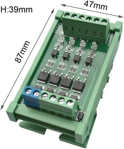 تيار مستمر 3.3 فولت/5 فولت 4-قناة PLC مكبر للصوت لوحة دوائر كهربائية ، الكهروضوئية Optoisolator MOS أنبوب FET وحدة محرك وحدة Optocoupler العزلة in Saudi Arabia