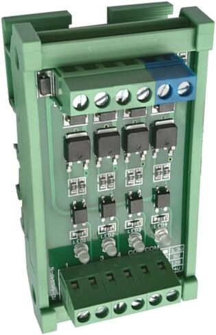 تيار مستمر 3.3 فولت/5 فولت 4-قناة PLC مكبر للصوت لوحة دوائر كهربائية ، الكهروضوئية Optoisolator MOS أنبوب FET وحدة محرك وحدة Optocoupler العزلة in Saudi Arabia