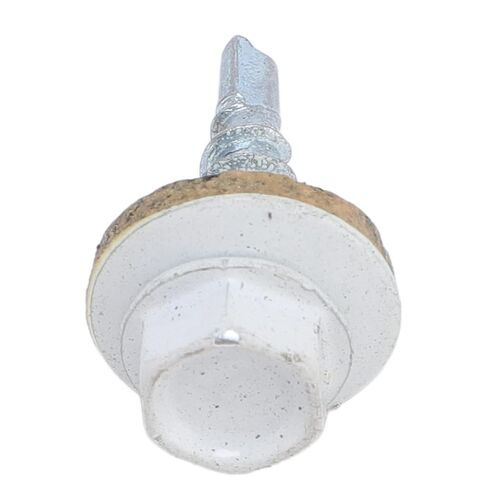 مسامير تسقيف معدنية ذات رأس سداسي أبيض من Fafeicy، مطلية بالزنك من الصلب الكربوني مع غسالة EPDM للوحة الحديد ولوحة الصلب ولوحة الألومنيوم والخشب in Saudi Arabia