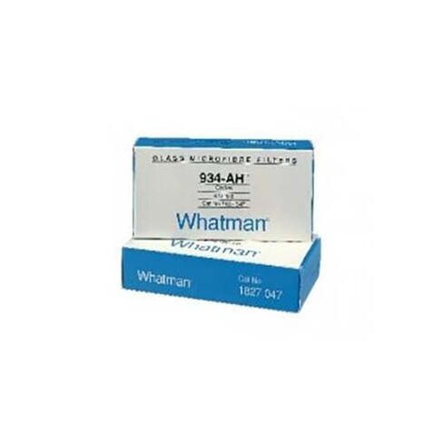 مرشح Whatman 1827-090-DS من الألياف الزجاجية الدقيقة 934-AH، 0.5 رطل لكل بوصة مربعة، معدل تدفق الهواء 3.7 ثانية/100 مل/مربع بوصة، قطر 90 مم (عبوة من 100) in Saudi Arabia