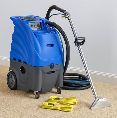 Commercial 12 Gallon Cold Water Carpet Extractor – 100 PSI Dual 2-Stage Vacuum, 25' Hoses & 12" Stainless Steel Wand – Professional Carpet & Upholstery Cleaning Machine in Saudi Arabia