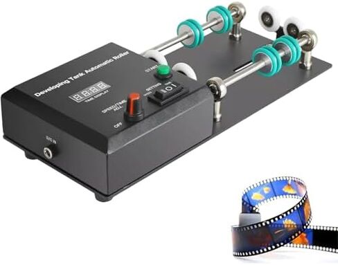 Electric Film Processor, Film Processing Kit, Electric Roller Stand, Adjustable Speed, 4 Preset Developing Tank Programs. in Saudi Arabia