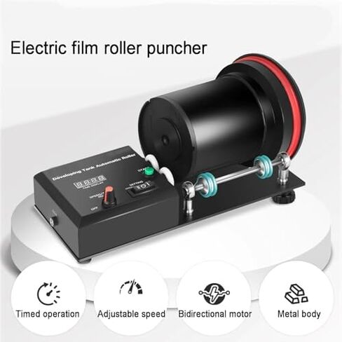 Electric Film Processor, Film Processing Kit, Electric Roller Stand, Adjustable Speed, 4 Preset Developing Tank Programs. in Saudi Arabia