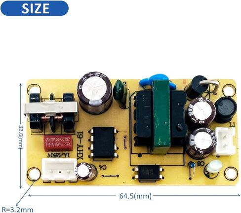 2pcs AC to DC 5V 10W Power Module | Input AC 100V-240V Output DC 5V 2A | Yellow Design |Accept Customer OEM/ODM in Kuwait