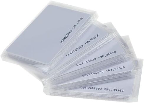 200 PCS EM4100 Smart Key Cards, Read Only Access Control Proximity Cards, Works Only with Standard ID Door Readers & Electric Locks in Kuwait