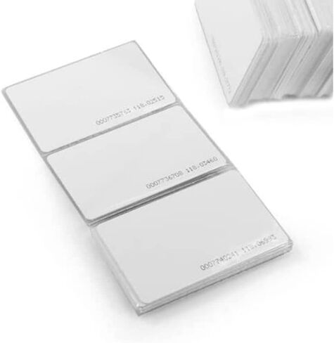 200 PCS EM4100 Smart Key Cards, Read Only Access Control Proximity Cards, Works Only with Standard ID Door Readers & Electric Locks in Kuwait