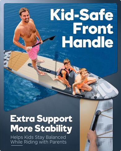 Extra Wide 35" Stand Up Paddleboard for Lake, Ocean and Yoga Touring, 11'6" * 35" *6", Enhanced Balance Stable All Around SUP, 450 lb High Weight Capacity, for Beginners, Intermediate in Kuwait