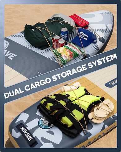 Extra Wide 35" Stand Up Paddleboard for Lake, Ocean and Yoga Touring, 11'6" * 35" *6", Enhanced Balance Stable All Around SUP, 450 lb High Weight Capacity, for Beginners, Intermediate in Kuwait