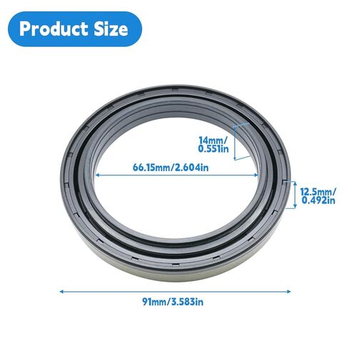 Drive Axle Oil Seal 66.15x91x12.5/14mm Hub Shaft Seals in Kuwait