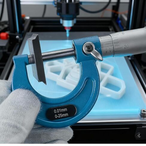 ميكرومتر خارجي، أداة دقيقة بدقة 0.0001 بوصة، ميكرومتر دقيق من السبائك، أداة ميكانيكية، ميكرومتر مع حافظة للميكانيكيين والمهندسين والأعمال المعدنية (1-2 بوصة) in Kuwait