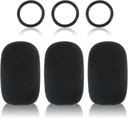 3PCS Microphone Cover for Bose 20 Aviation Headset, Replacement Mic Foam for Bose Aviation X A10 A20 A30 Headset, Mic Pop Filter Sponge Covers, Microphones Windscreen Accessories in Kuwait