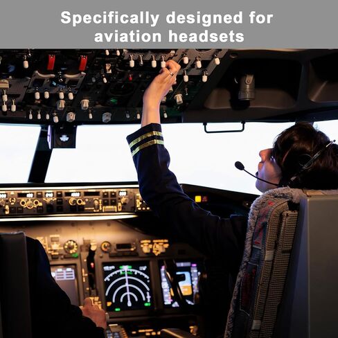 3PCS Microphone Cover for Bose 20 Aviation Headset, Replacement Mic Foam for Bose Aviation X A10 A20 A30 Headset, Mic Pop Filter Sponge Covers, Microphones Windscreen Accessories in Kuwait