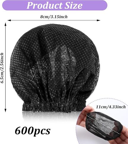 600Pcs Disposable Microphone Covers, Black Non-Woven Mic Covers with Elastic Band, Hygienic Windscreen Protector for KTV, Karaoke, Recording Studio, Stage Performance in Saudi Arabia