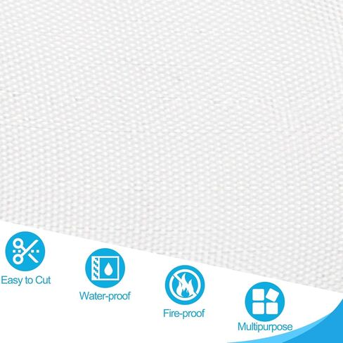 ZENFUN 4 قطع لفة قماش من الألياف الزجاجية مقاس 4 × 99 قدمًا، شريط إصلاح من الألياف الزجاجية غير لاصق 6 أونصة، لفة قماش من الألياف الزجاجية لإصلاح المفاصل، شريط عازل من الألياف الزجاجية لللف المعزز، القارب in Saudi Arabia