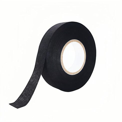 1-Rolls 3/4-Inch x 50-Foot Wire Harness Tape, High Temp Wiring Loom Harness, Self-Adhesive Felt Cloth Electrical Tape for Automotive Engines, Noise Dampening, and Cable Protection in Saudi Arabia