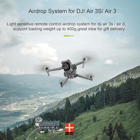 لنظام Air 3S Airdrop، إصدار النقل مع معدات الهبوط، قاذف حلقة الزفاف، مشبك طعم الصيد، مجموعة الإنقاذ الإعلانية لـ DJI Air 3S /Air 3 in Kuwait