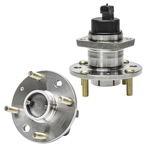 Detroit Axle - AWD Pair Rear Wheel Bearing Hubs for 2003-2014 Volvo XC90 2 Wheel Hub Bearings Assembly 2004 2005 2006 2007 2008 2009 2010 2011 2012 2013 Replacement [ABS Model] in Kuwait