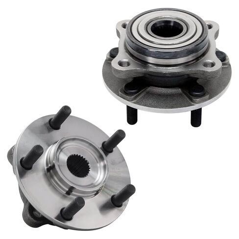 Detroit Axle - AWD Pair Rear Wheel Bearing Hubs for 2003-2014 Volvo XC90 2 Wheel Hub Bearings Assembly 2004 2005 2006 2007 2008 2009 2010 2011 2012 2013 Replacement [ABS Model] in Kuwait