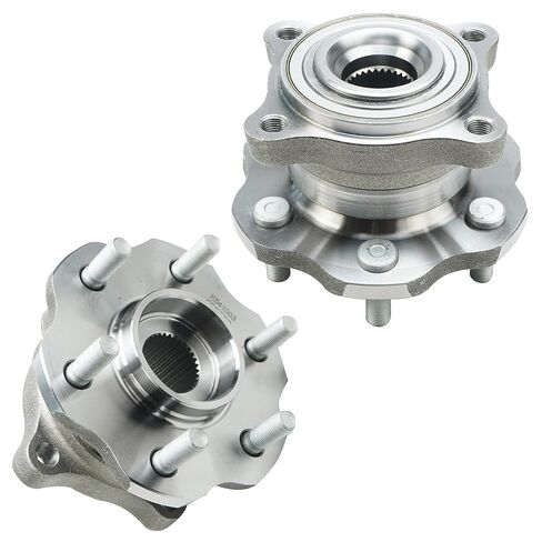 Detroit Axle - AWD Pair Rear Wheel Bearing Hubs for 2003-2014 Volvo XC90 2 Wheel Hub Bearings Assembly 2004 2005 2006 2007 2008 2009 2010 2011 2012 2013 Replacement [ABS Model] in Kuwait