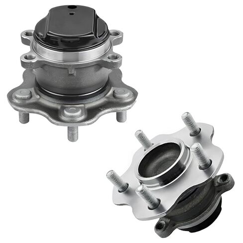 Detroit Axle - AWD Pair Rear Wheel Bearing Hubs for 2003-2014 Volvo XC90 2 Wheel Hub Bearings Assembly 2004 2005 2006 2007 2008 2009 2010 2011 2012 2013 Replacement [ABS Model] in Kuwait