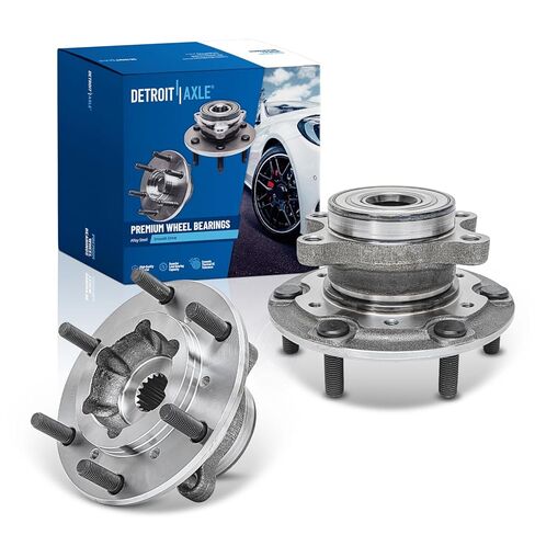 Detroit Axle - AWD Pair Rear Wheel Bearing Hubs for 2003-2014 Volvo XC90 2 Wheel Hub Bearings Assembly 2004 2005 2006 2007 2008 2009 2010 2011 2012 2013 Replacement [ABS Model] in Kuwait