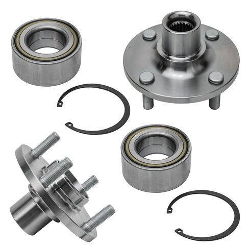 Detroit Axle - AWD Pair Rear Wheel Bearing Hubs for 2003-2014 Volvo XC90 2 Wheel Hub Bearings Assembly 2004 2005 2006 2007 2008 2009 2010 2011 2012 2013 Replacement [ABS Model] in Kuwait