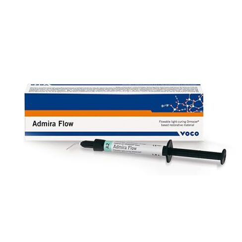 Voco 2482 Admira Flow Flowable Light Curing Ormocer Dental Restorative Material Syringe A2 2/Pk 1.8gm in Kuwait