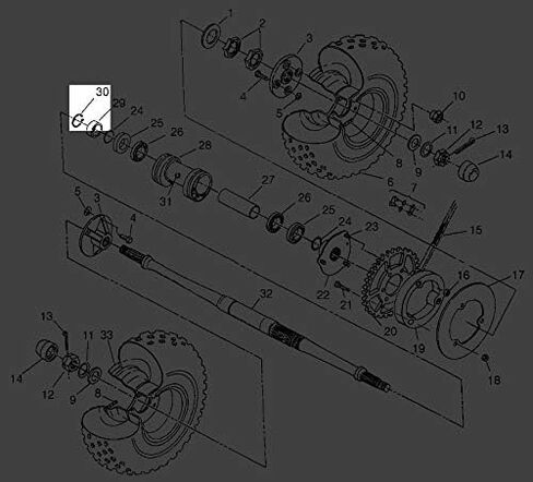 Polaris 7710405 RING SNAP Sportsman Scrambler 525 500 450 425 400 Magnum 7710496 in Saudi Arabia