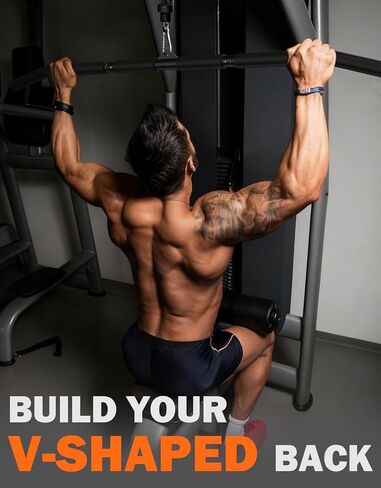 Fitarc 40'' LAT Pulldown Bar Attachment for Pulley Cable Machine, Full-Length Non-Slip Grip, LAT Pull Down Bar Accessories for Gym, Strength Workout in Kuwait